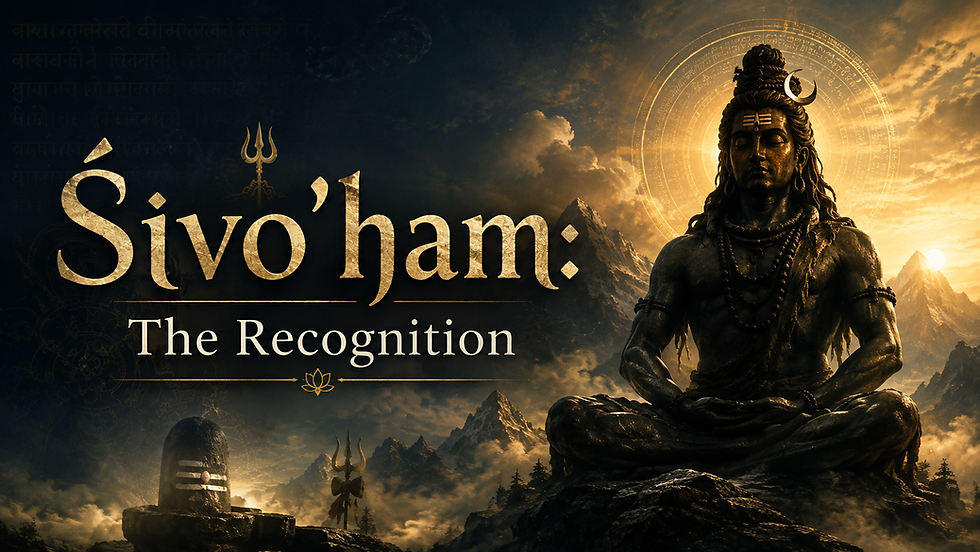 Śivo'ham: The Recognition