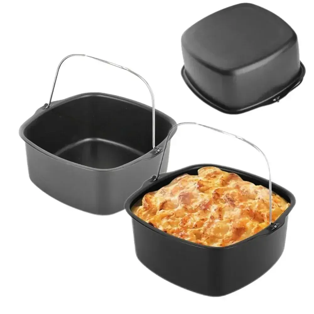 Molde De Bolo Para Fritadeira De Ar Quadrado