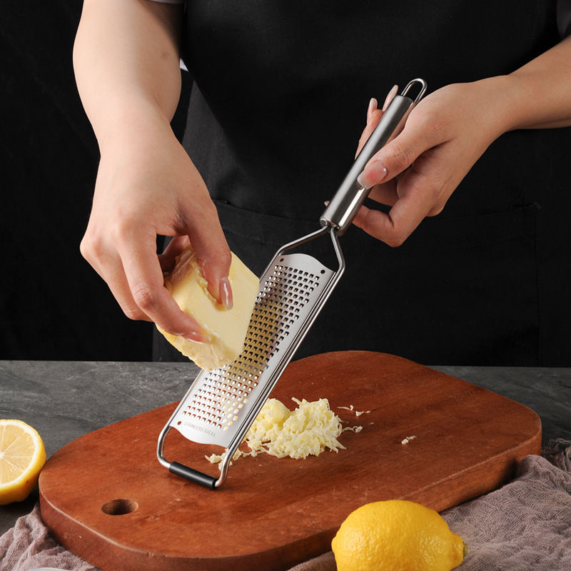 Miniatura: 304 Stainless Steel Tube Handle Cheese Grater Lemon Grater Shredder Kitchen Chee