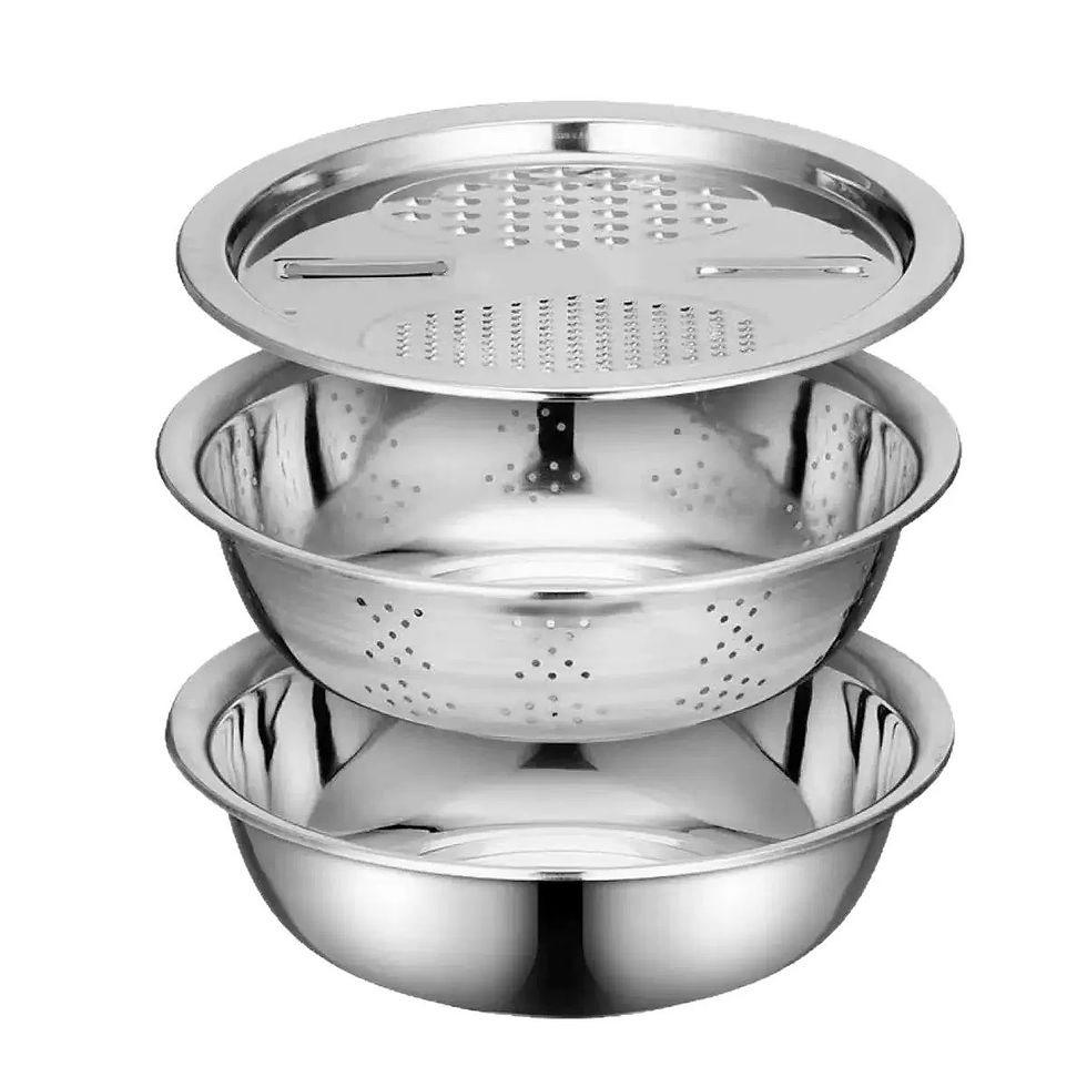 Miniatura: 3PCS/1Set Vegetable Slicer, Stainless Steel Slicer, Potato Slicer, Vegetable Was
