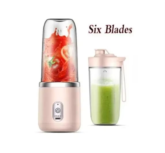Miniatura: Portable USB Personal Mini Juicer Cup Handheld Travel Blender Single Double Cups