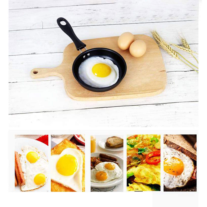 Miniatura: Pan Frying Egg Skillet Pot Mini Cooking Omelette Pans Nonstick Non Iron Stick Sa