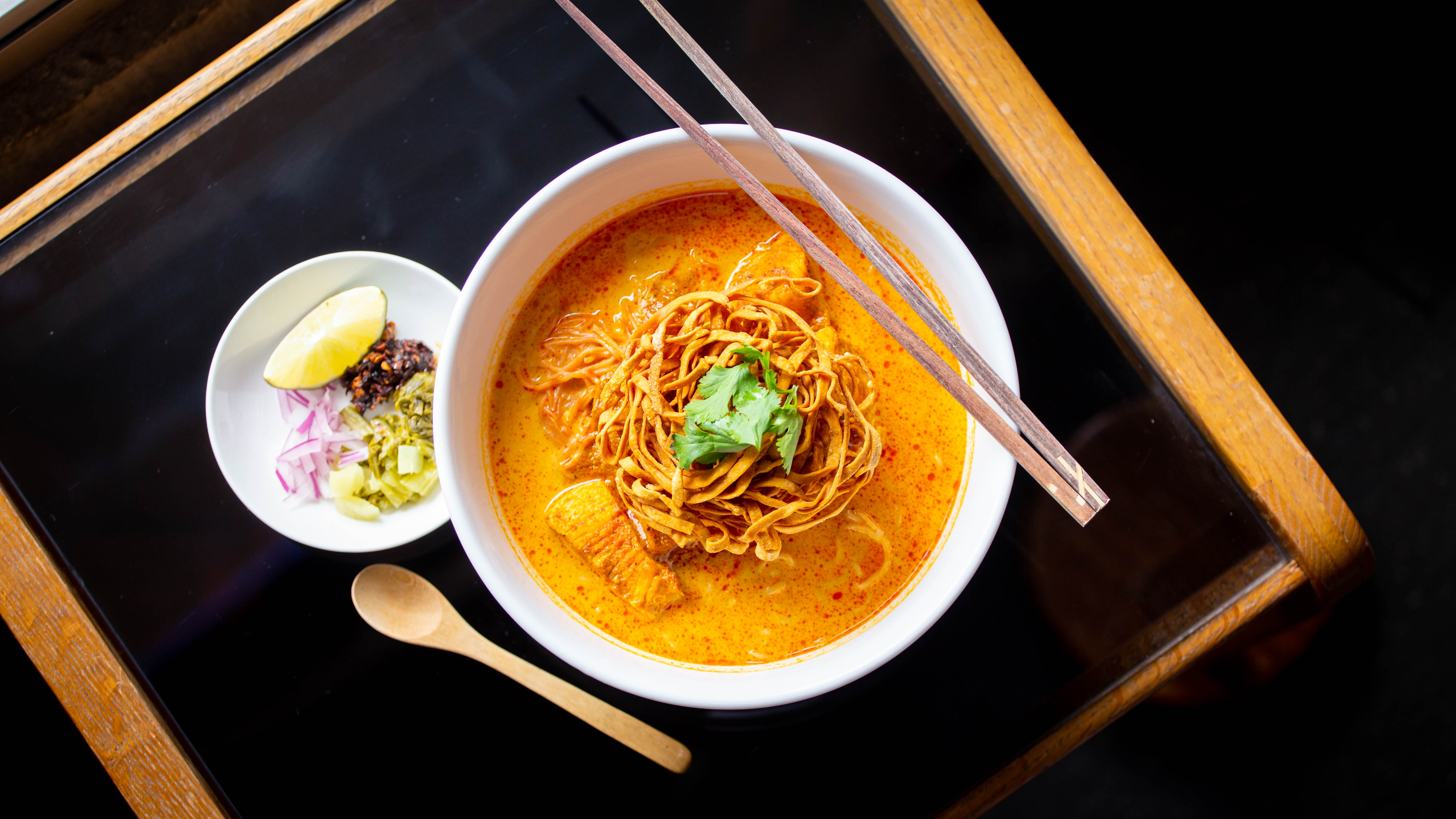 Arranged Food and Objects