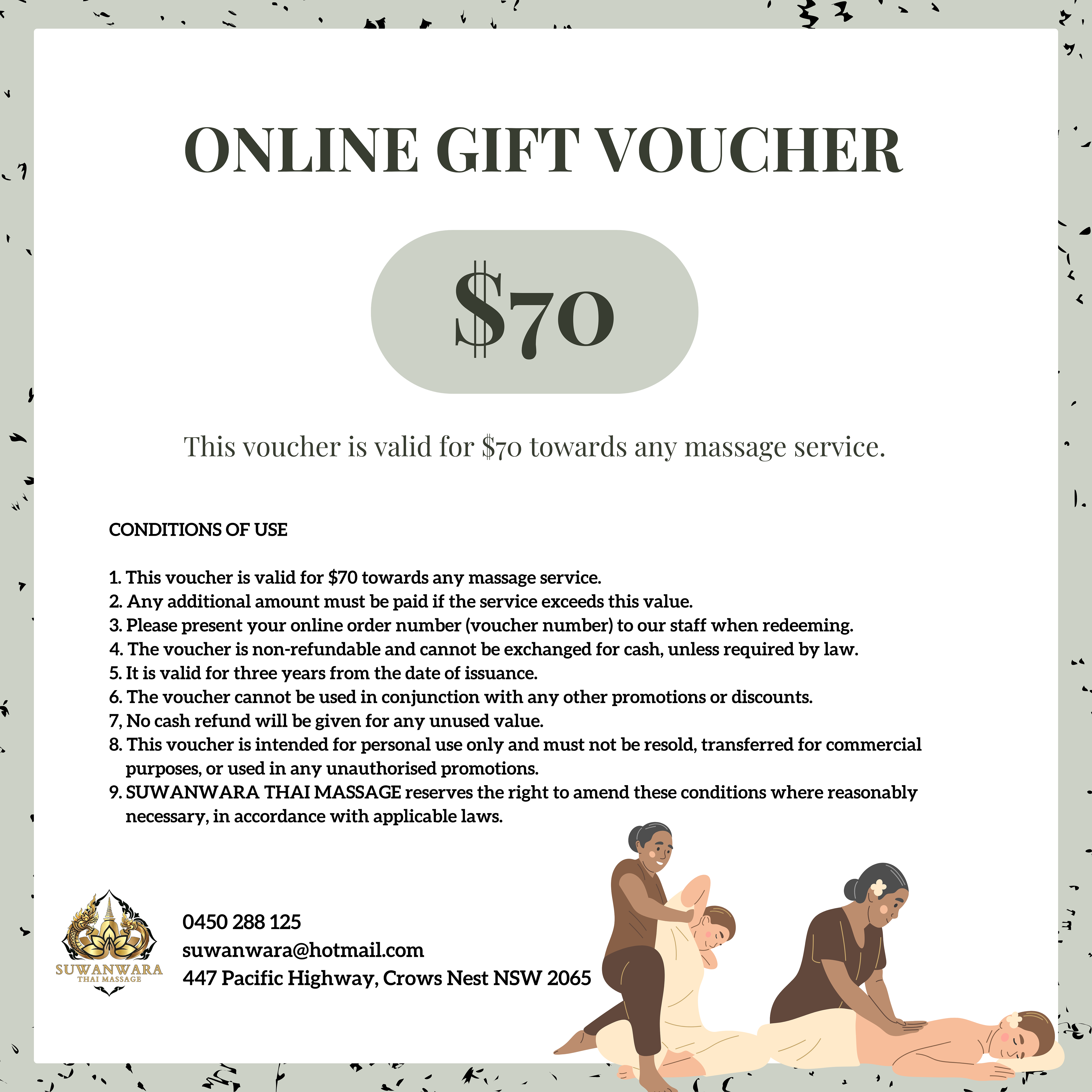 $70 Gift Voucher