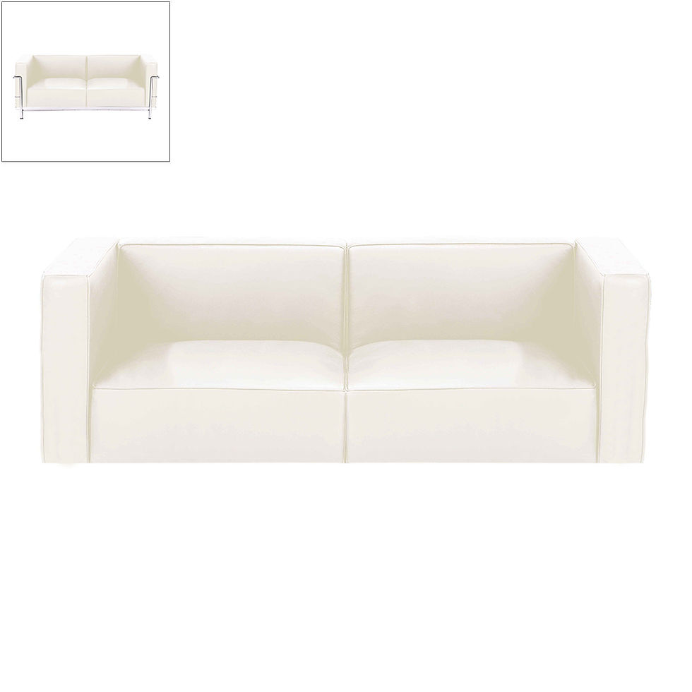 Thumbnail: LC3 TWO SEATER SOFA, COMPLETE CUSHION SET