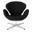 Thumbnail: Swan Design Chair, Cashmere Blend