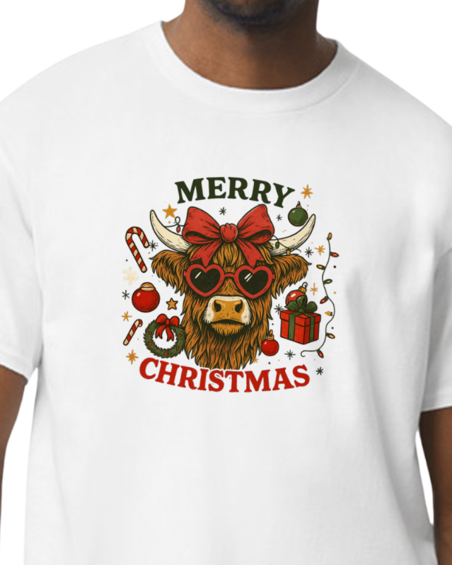 Thumbnail: Merry Christmas Highland Cow