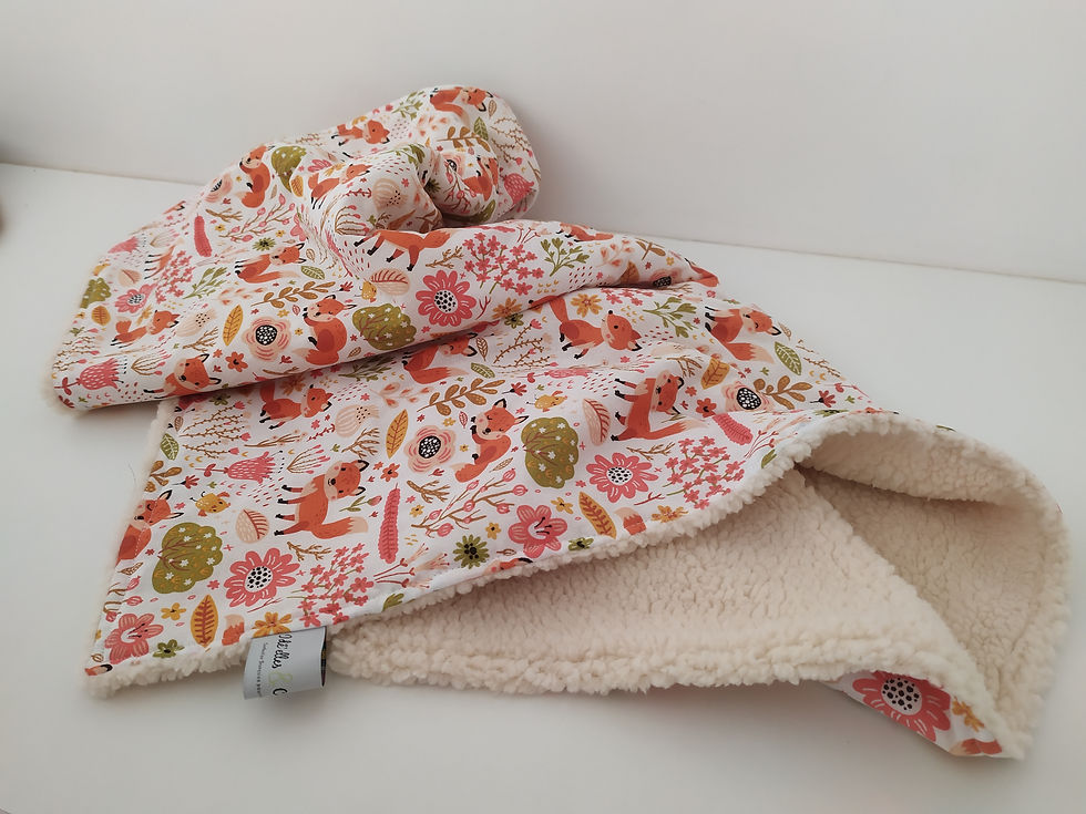 Miniature : Couverture bébé Fausse fourrure Sherpa