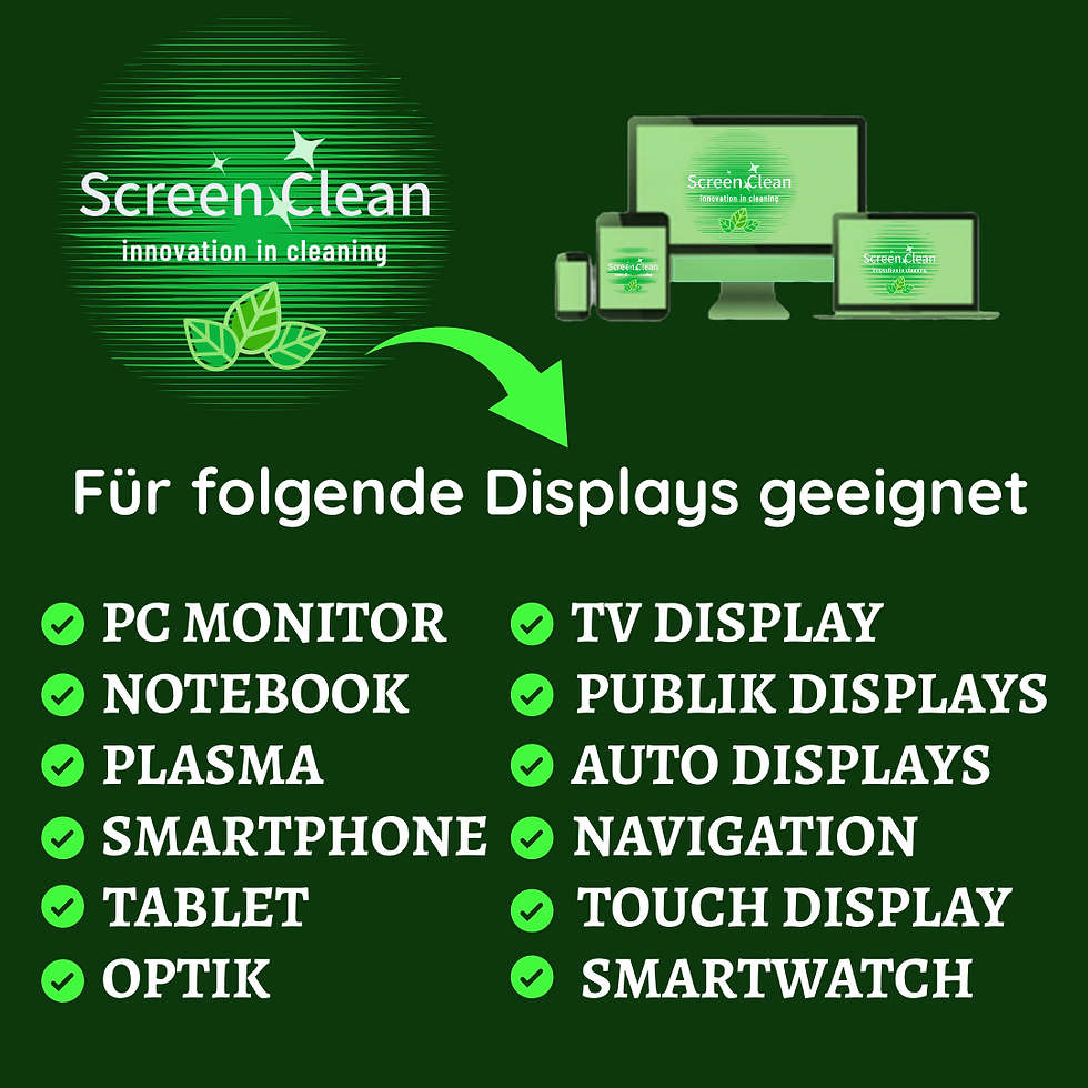 Miniaturbild: ScreenClean© 500ml Bildschirmreiniger 100% recycling r-Pet Flaschen