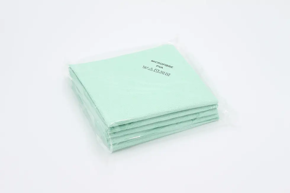 Miniaturbild: PVA-PROAKTIVE Mikrofaser 38x35cm, grün, 5er Pack Premium Microqualität