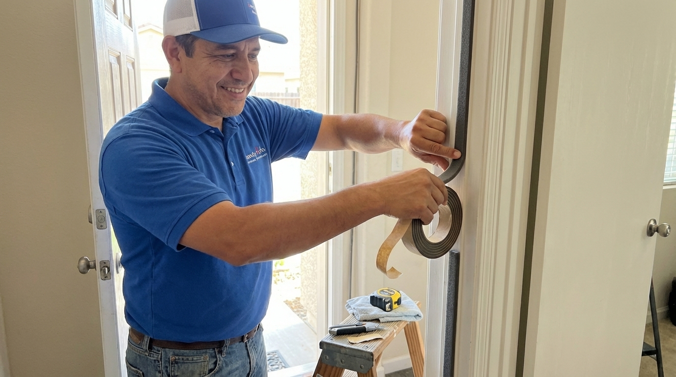 Install Weatherstripping to Keep Your Home Cozy