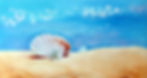 Shell on the beach original painting