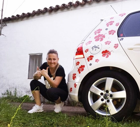 Miniatura: Lote con lagarto y hibiscos 4 folios+