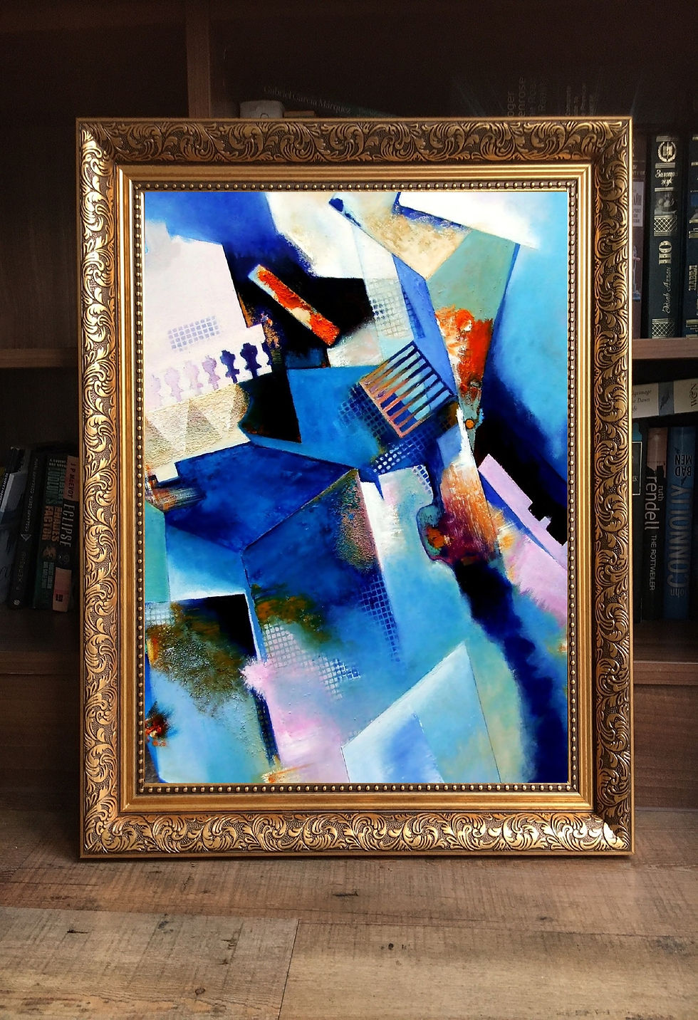 Thumbnail: Skyscrapers. Original Framed Gold