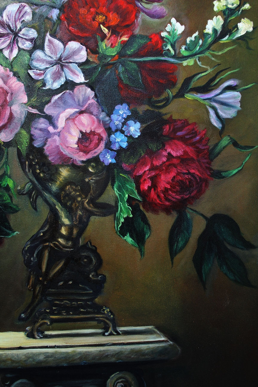 Thumbnail: Original painting close up