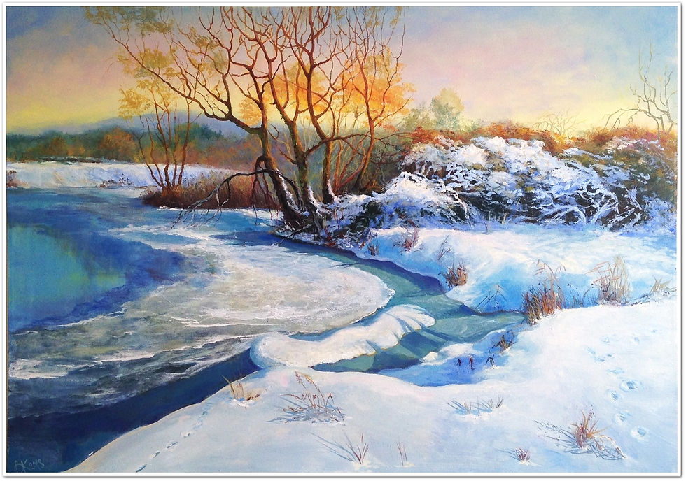 Thumbnail: February winter landscape. Original