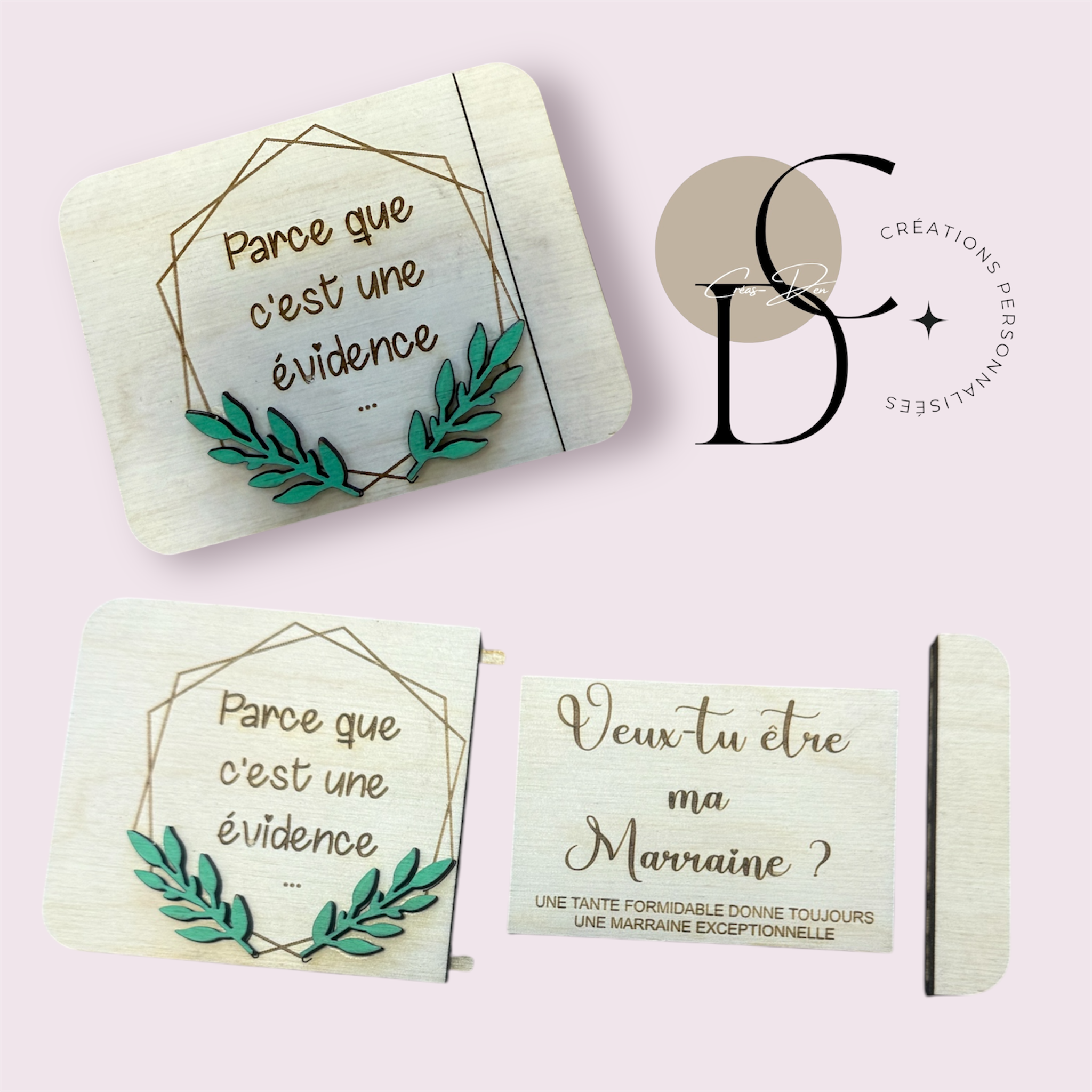 V4 Boîte cadeau  magique avec message porte clé 