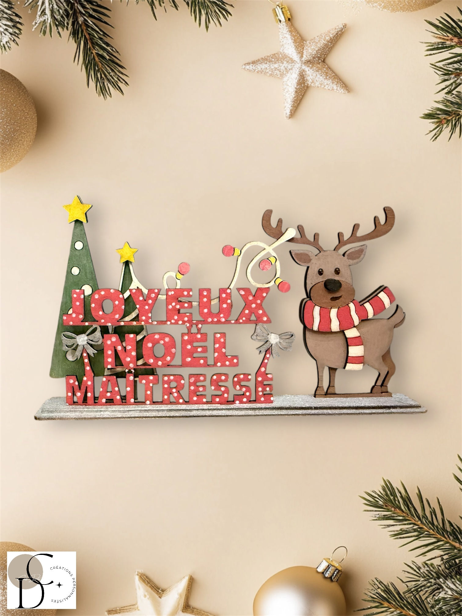 Petite création cadeau maîtresse CERF