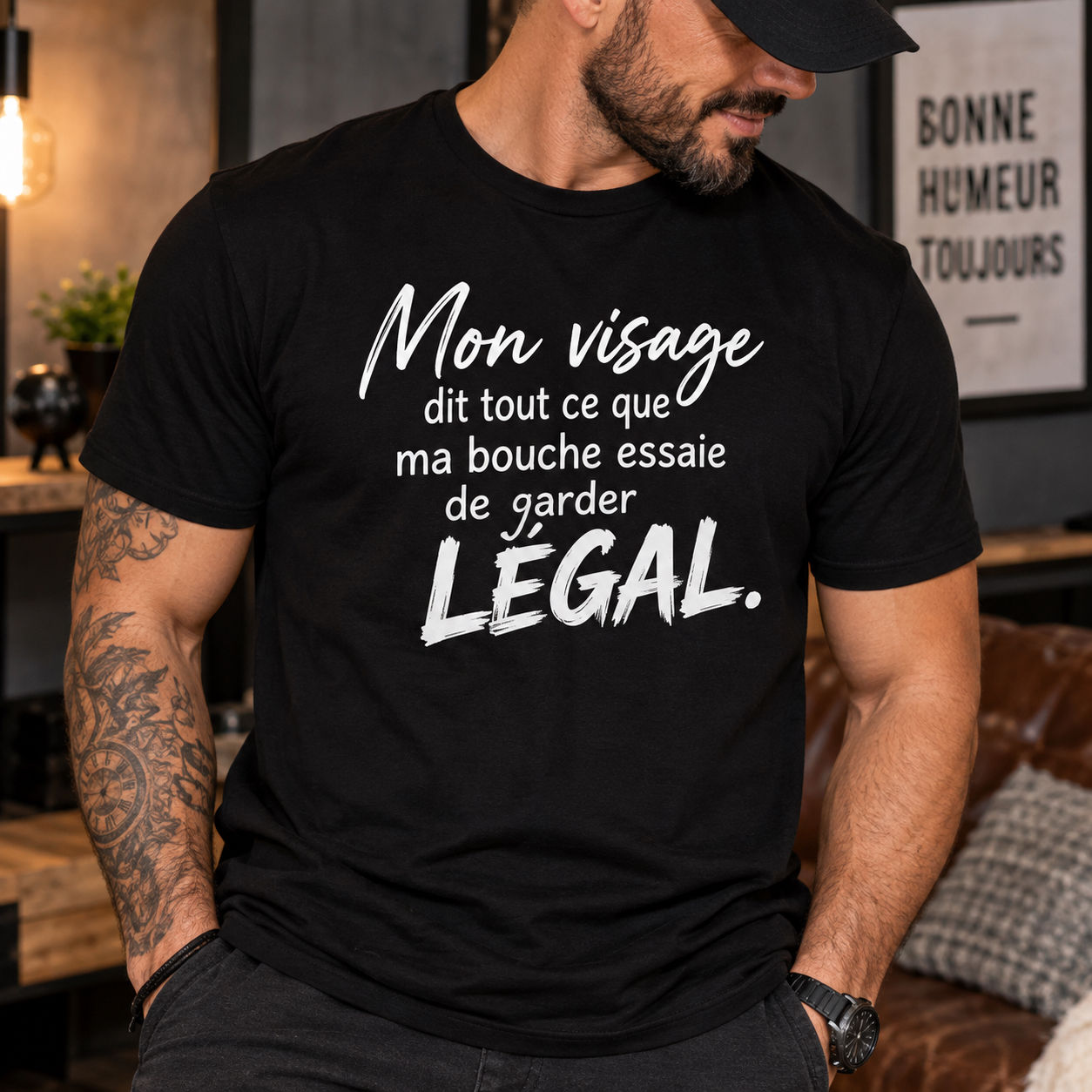 T-shirt humour LÉGAL