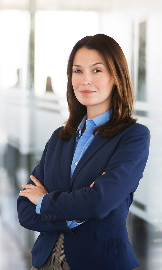 Empresária confiante
