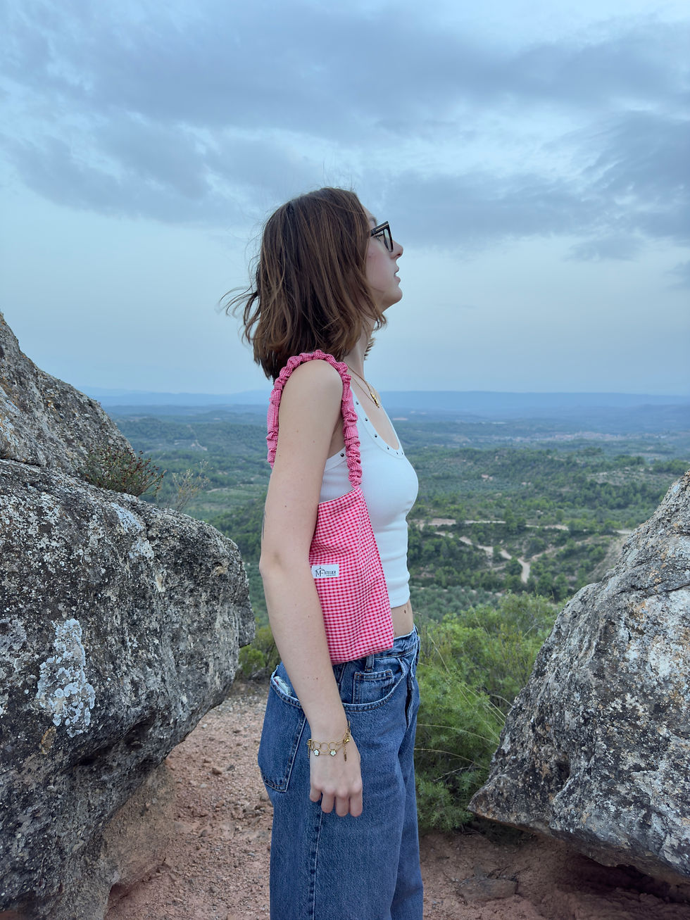 Miniatura: Bolso Mini Scrunchie Fresa&Nata