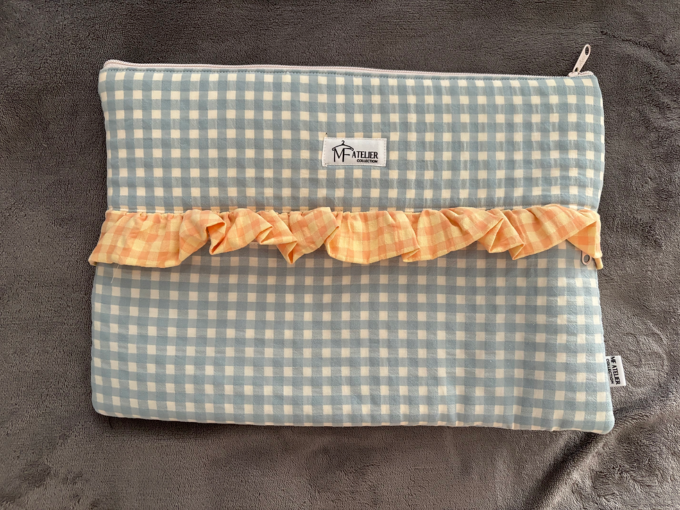 Funda Vichy Azul y Solero