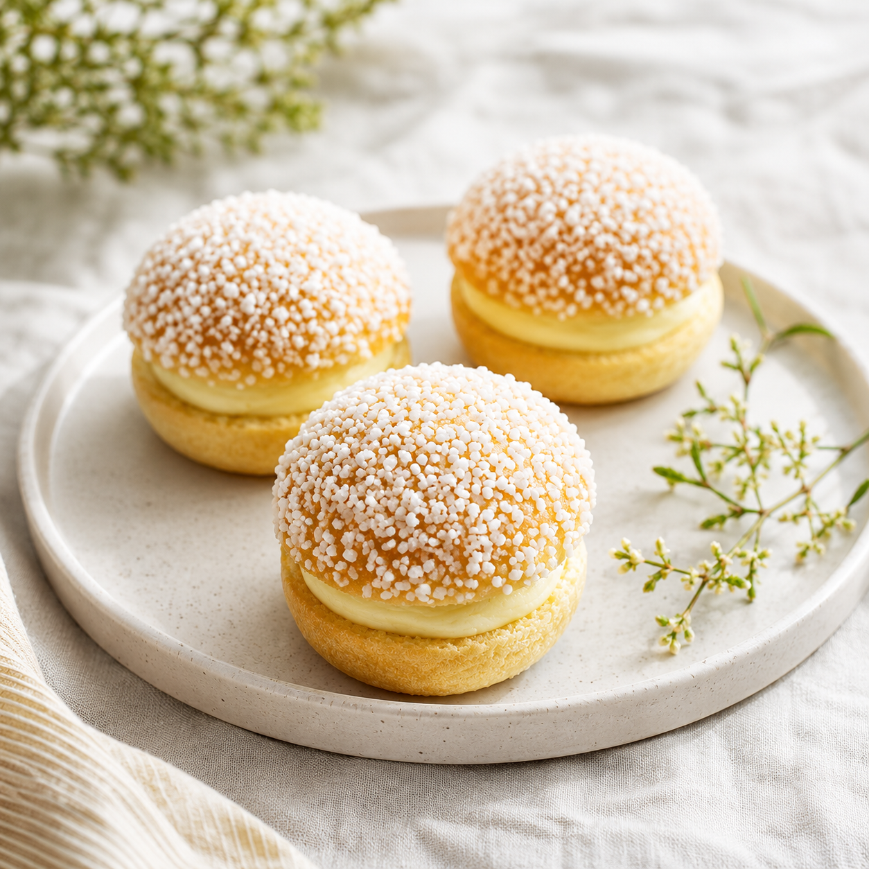 Saint-Tropez cream brioche dessert