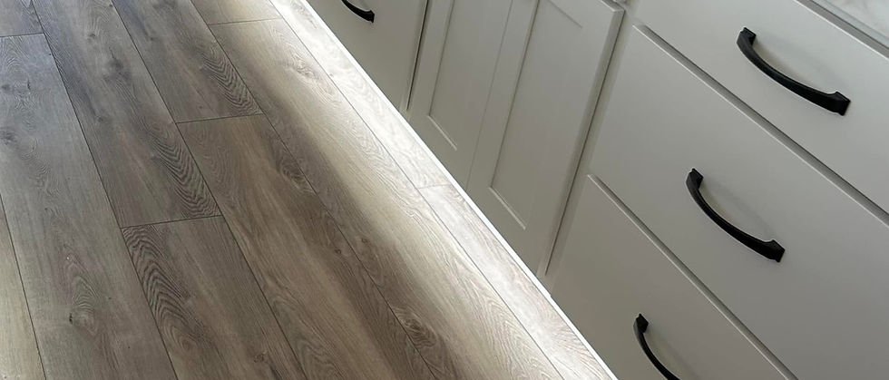 Custom Lighting under Cabinetry