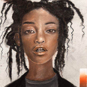 Conte on Toned Paper Portrait