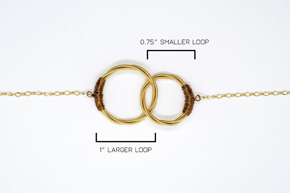 Thumbnail: E-String Guitar Necklace, 18" (GR017)