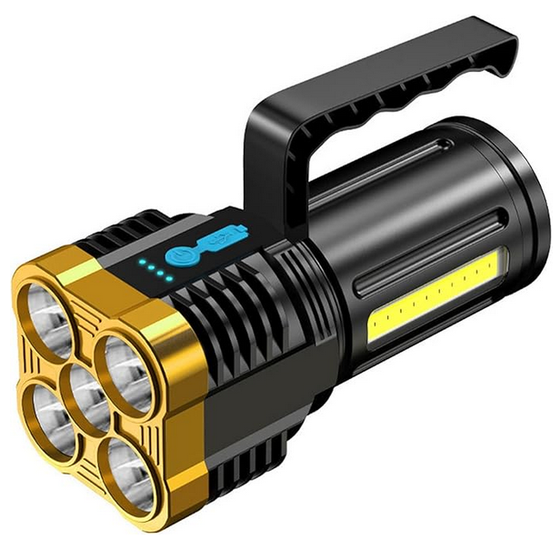 LED Spotlight Torch with 4 Lighting Modes