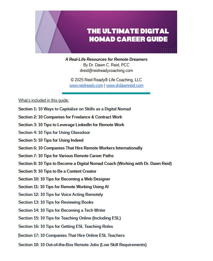 The Ultimate Digital Nomad Career Guide (List)