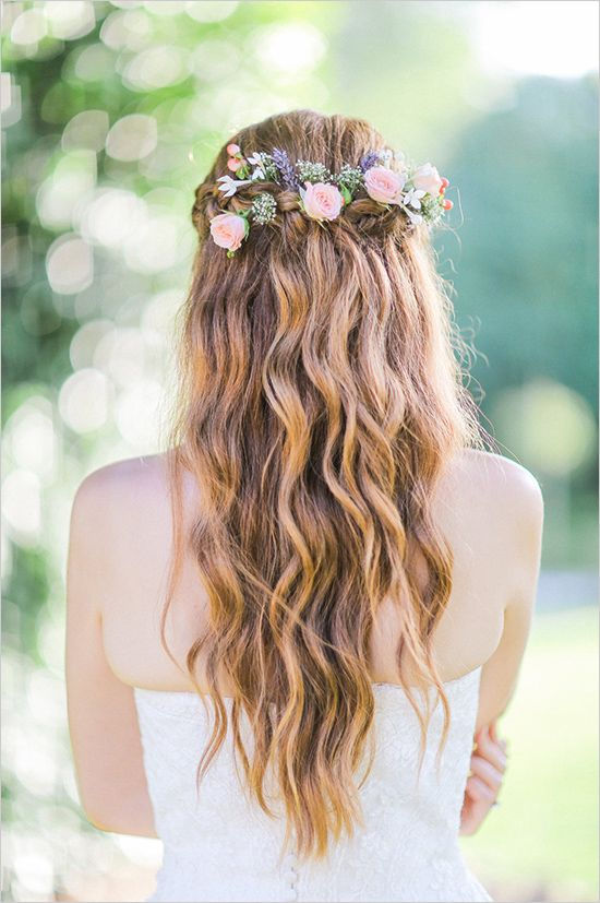 Braided outdoor wedding hairstyles