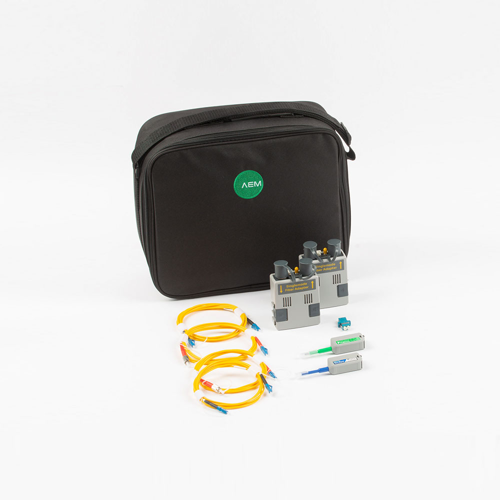 AEM Singlemode Fiber Optic TIER 1 Certification Adapter Kit