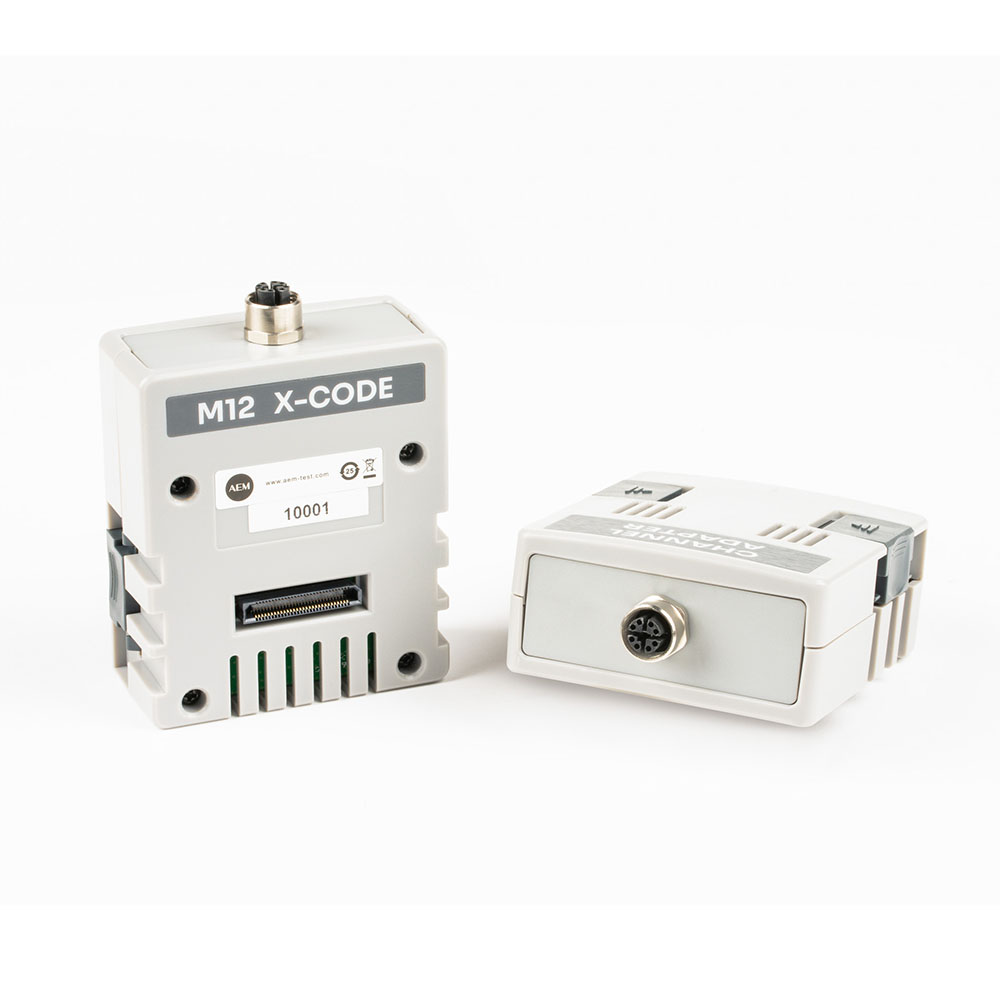 AEM M12 X-Coded Industrial Ethernet Adapter Pair