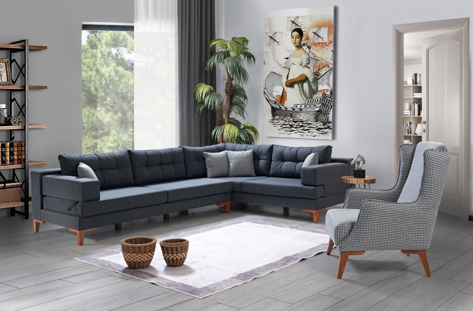 Değiştirilebilir Köşe Koltuk Takımı