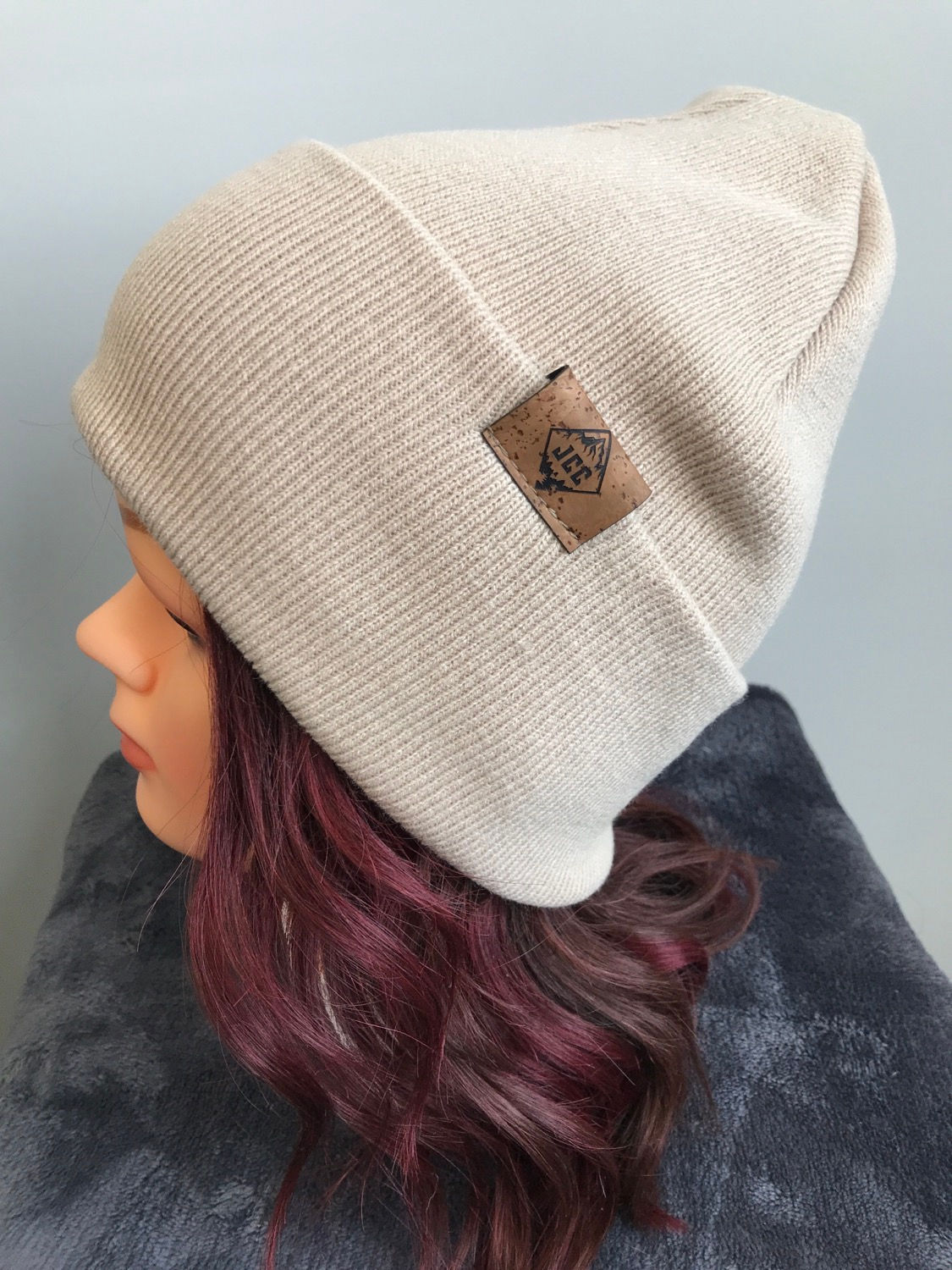 Tuque en lainage UNISEXE / Sable