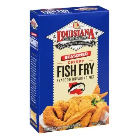 Louisiana Fish Fry Products - Seasoned Crispy Fish Fry (624 g)