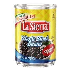 La Sierra Whole Black Beans – Frijoles Negros Enteros 19.5 oz