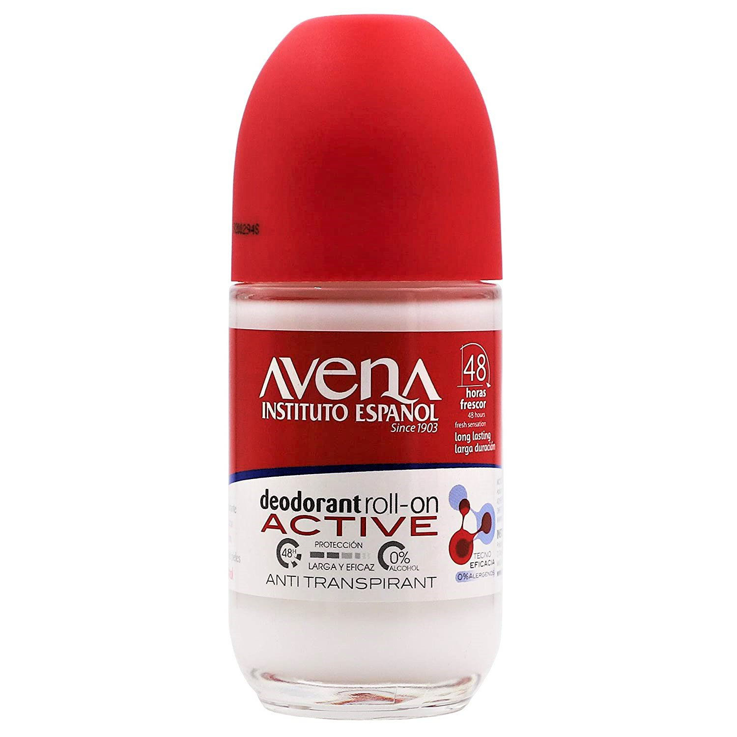 Avena Desodorante Roll-On Active (48h / 75 ml aprox.)