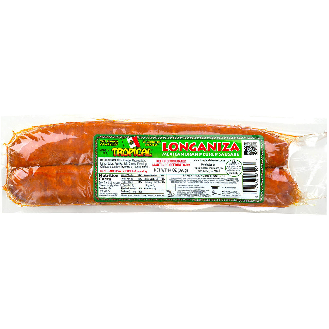 Los 7 Michoacanas Longaniza 12 oz