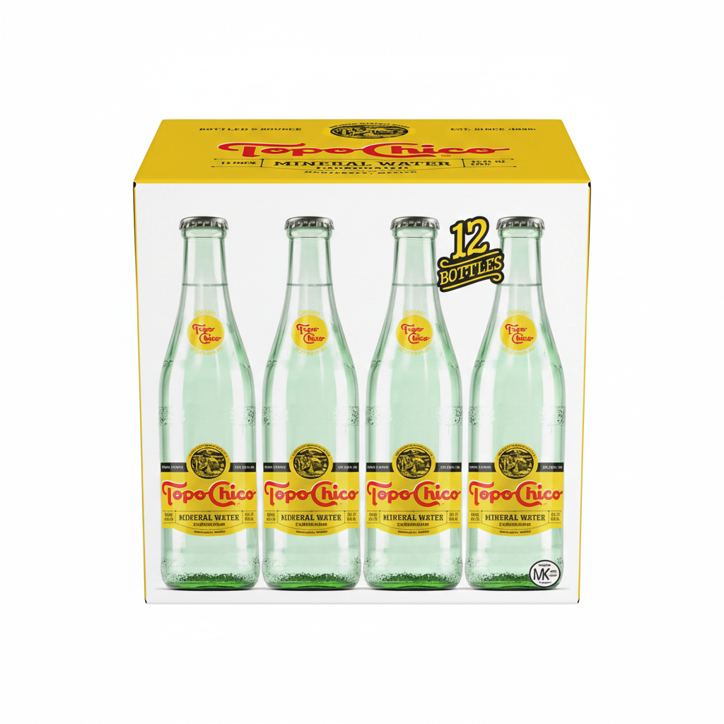 Topo Chico Mineral Water - (PACK 12) 144 fl oz