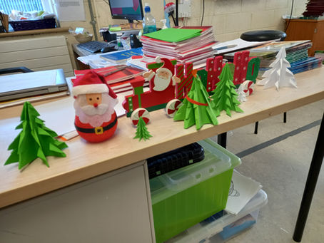 Christmas Art Activities in Mr Lawlor's 3rd Class