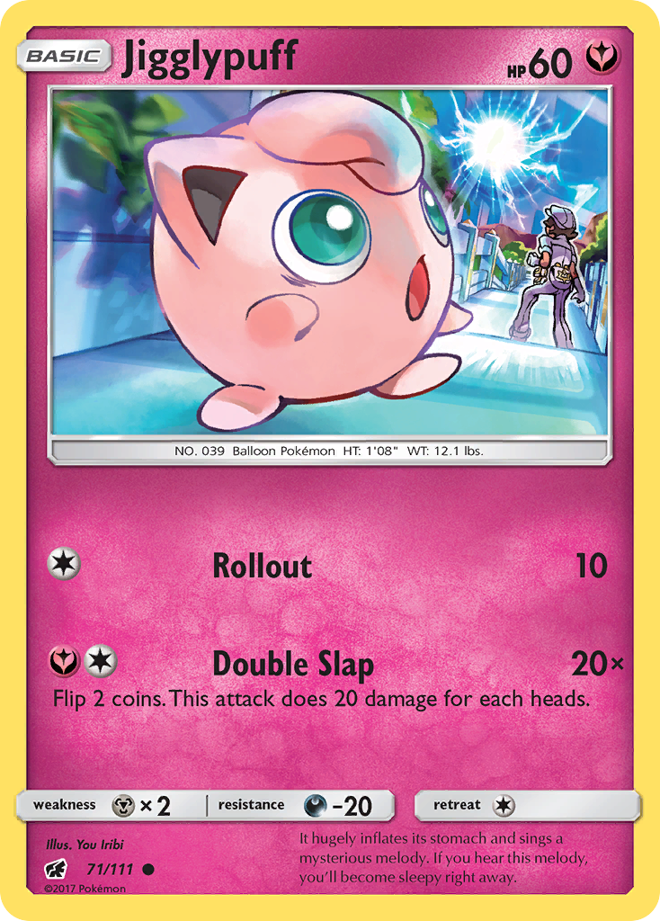 Jigglypuff 71/111 Sun & Moon: Crimson Invasion