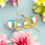 Thumbnail: Multicolor flower dangle earrings