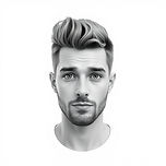 generate me a image in greyscale of a pe