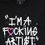 Thumbnail: T-Shirt "I'm a F@cking Artist" Black