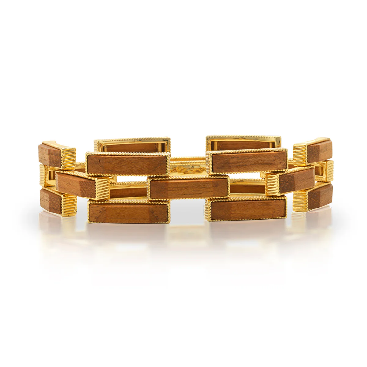 Teak Link Bracelet