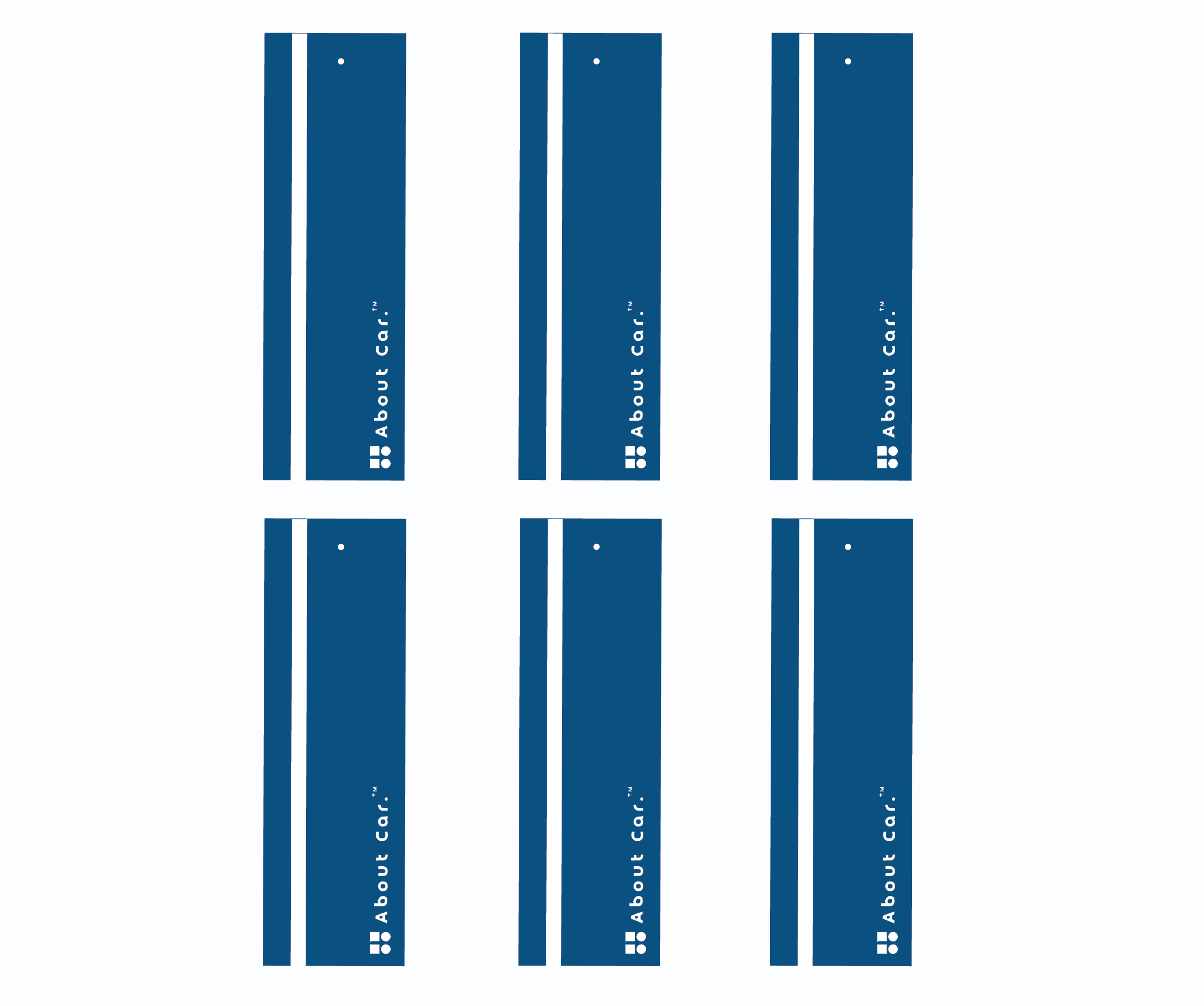 About Car Air Freshener - Coastal Mist Front View