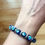 Thumbnail: Evil Eye Bracelet - Blue Glass Beads
